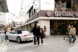 途中、coffeeBeanを横切って直進したつきあたりに