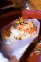 完成したものは真空パックで保存します。