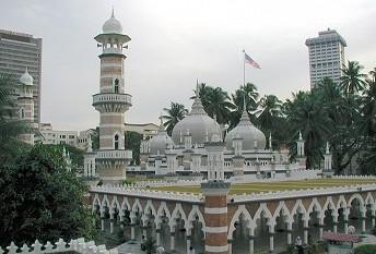 マスジット ジャメ Masjid Jamek マスジットジャメ クアラルンプールの観光 ユートラベルノート