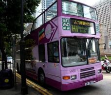 オープントップの2階建てバスで香港島を周っちゃおう