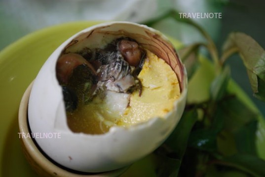 ホビロン,balut｜ハイフォン・ハノイのグルメ｜ユートラベルノート