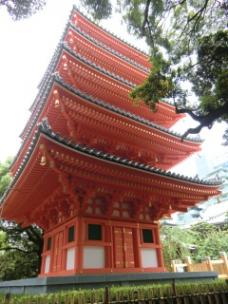 祇園駅近くにある真言宗の寺院
