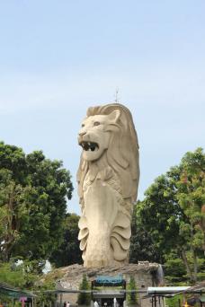 マーライオンがいるシンガポールの南に位置するセントーサ島
