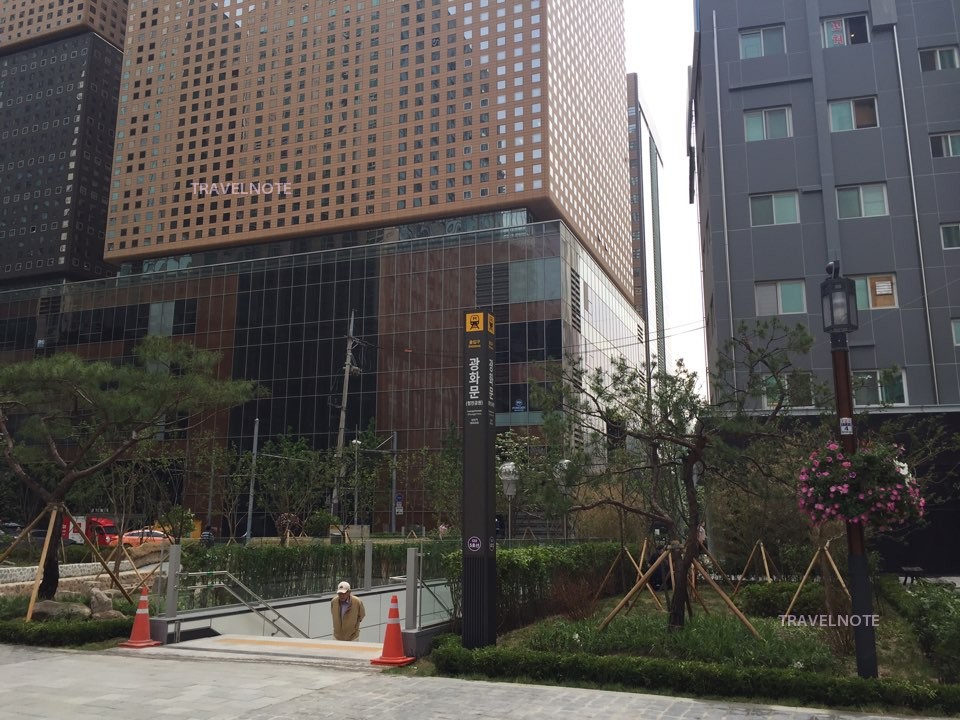 光化門駅、周辺ビル直通の地下歩道開通