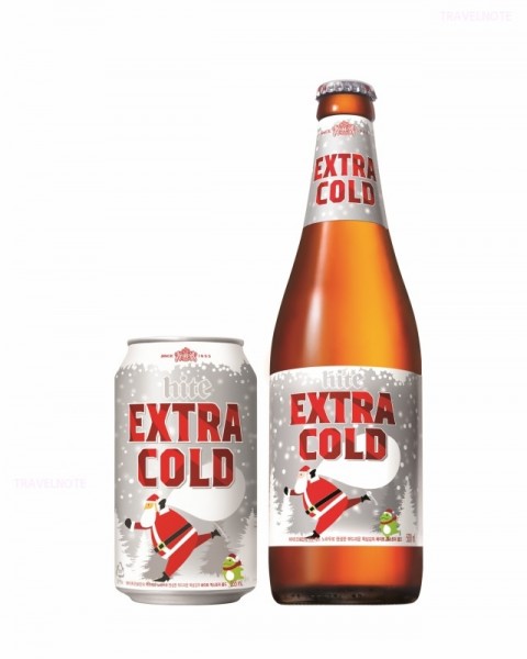 韓国ビール'hite’クリスマスエディション