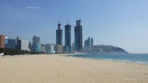 釜山東部のリゾートエリア、海東龍宮寺と美しい砂浜が続く海雲台ビーチを巡る
