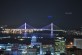 夜の釜山タワー・望洋路から眺める市内中心部と釜山港夜景スポットツアー写真