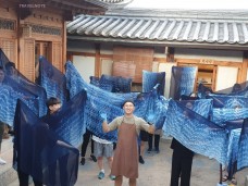 韩国传统 天然染色体验