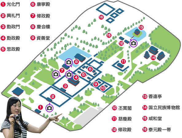 景福宮地図