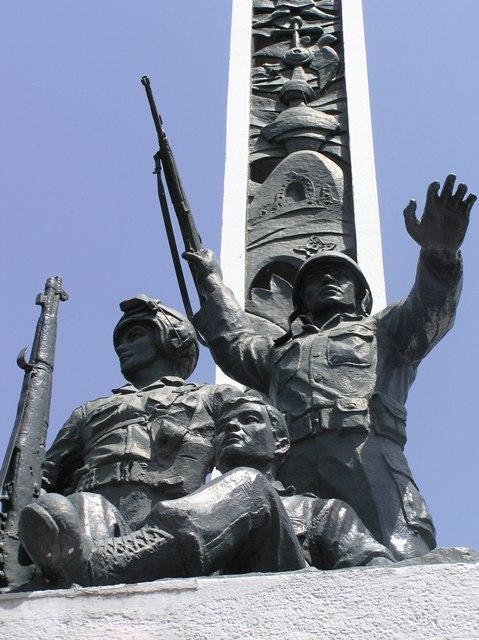 韓国軍と共に戦ったフィリピン軍の戦死者を奉った記念
