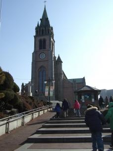 韓国で最初に作られたカトリック教会である明洞聖堂