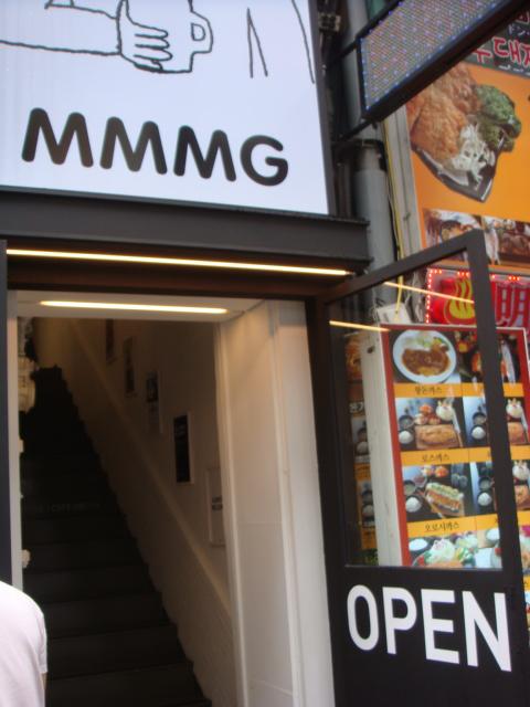 MMMGのcafeが明洞にもできました♪(2011年10月末現在、閉店していました）