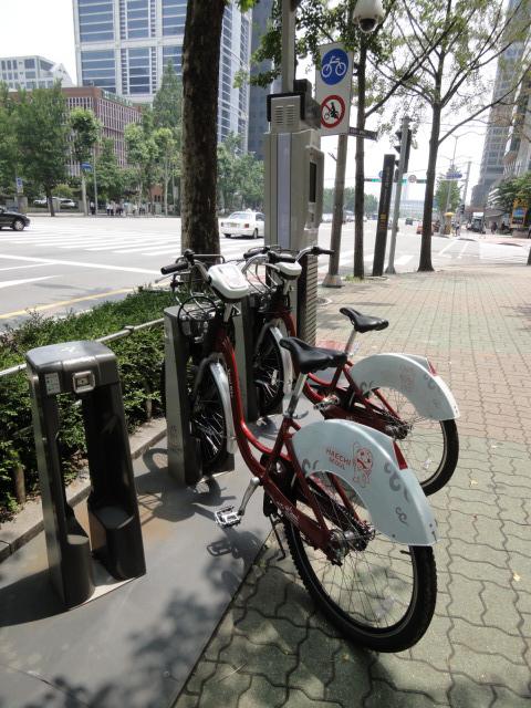 ソウル市が導入した公共自転車レンタルサービス