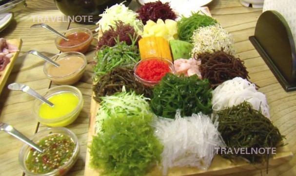 可以所有好吃的蔬菜，你喜歡的口味融入的越南料理