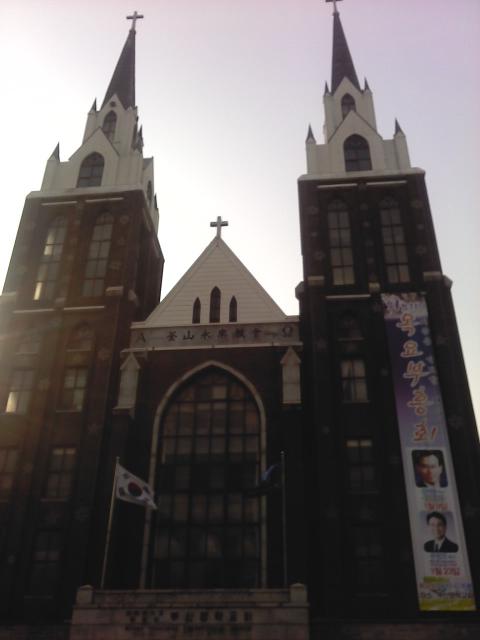 相塔のきれいな教会