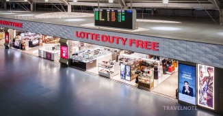 化粧品エリアが充実の釜山の空港免税店