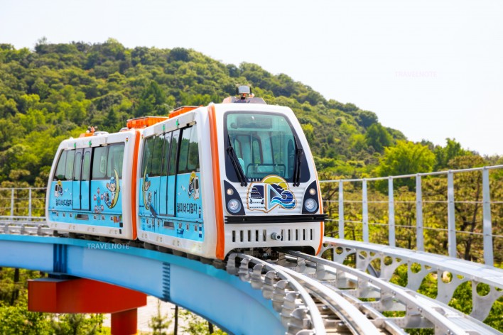 今天開始仁川觀光可以搭乘單軌列車