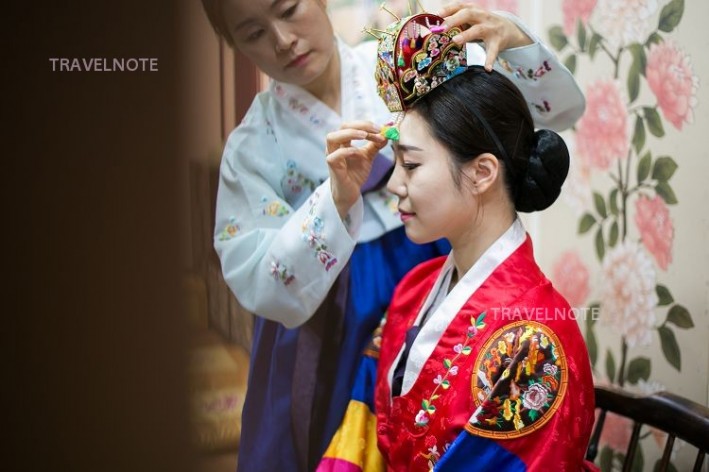 韓国伝統結婚式 写真撮影体験