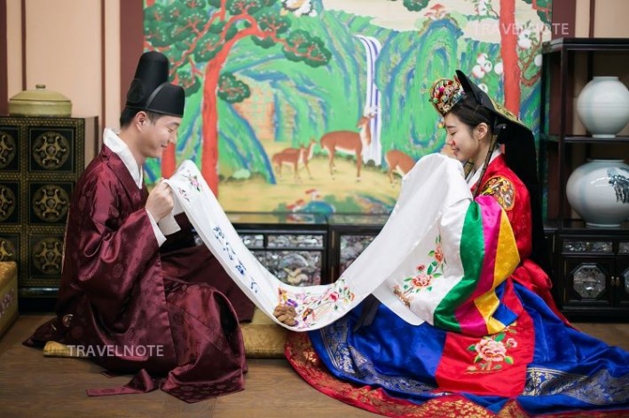韓国伝統結婚式 写真撮影体験