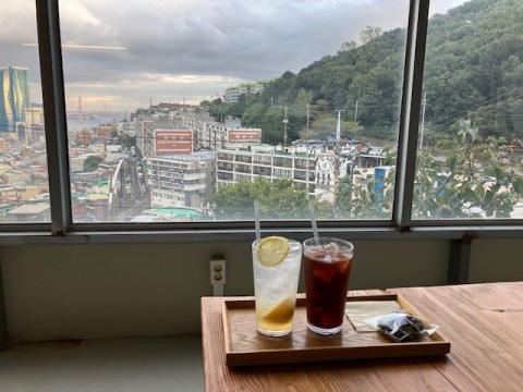 釜山湾の景色が最高です