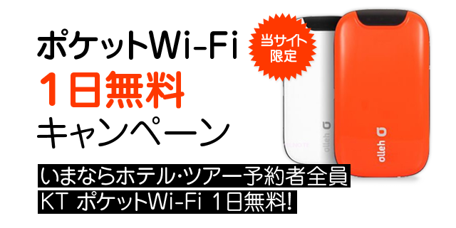 ポケットWi-Fi１日無料キャンペーン